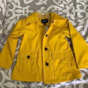 Yellow Rain coat by Lands’ End - size 5/6